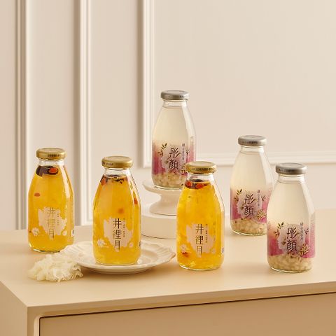 天然美顏保養品【谷溜谷溜】呵護彤顏(白木耳飲+薏仁飲)295ml*6瓶(無禮盒) (母親節送禮首選)