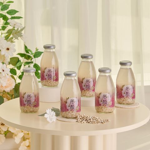 女明星都愛喝的天然保養品【谷溜谷溜】彤顏(薏仁飲)295ml*6瓶(無禮盒) 伴手禮