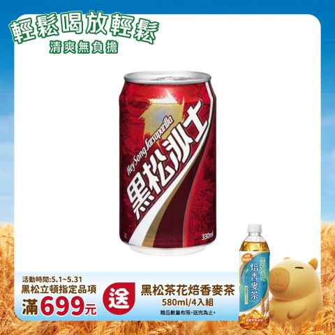 HeySong 黑松 沙士330ml (24入/箱)x2