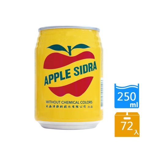 大西洋 蘋果西打330mlx24入罐裝/兩箱 (共48入)