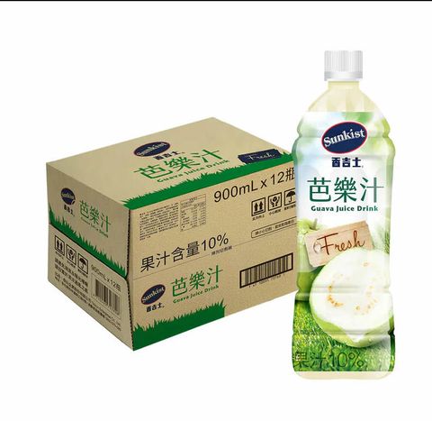 香吉士 芭樂果汁飲料 900ml (12入/箱)