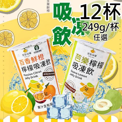 Becky Lemon 憋氣檸檬 吸凍飲任選12杯(249g/杯)