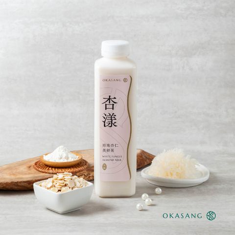 O卡桑珍珠杏仁美妍茶(無加糖)1000ml