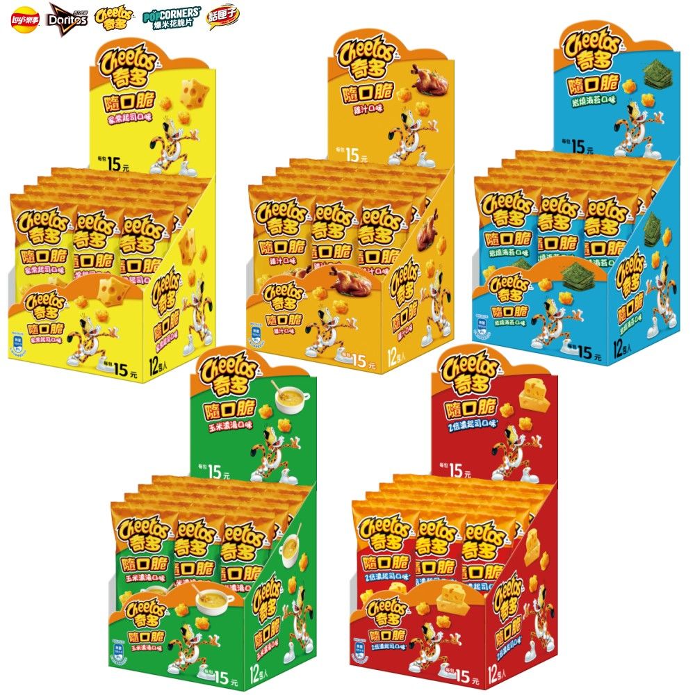 CHEETOS 奇多 隨口脆系列 x1組 〔 家常起司 雞汁 海苔 玉米濃湯 2倍濃起司 〕