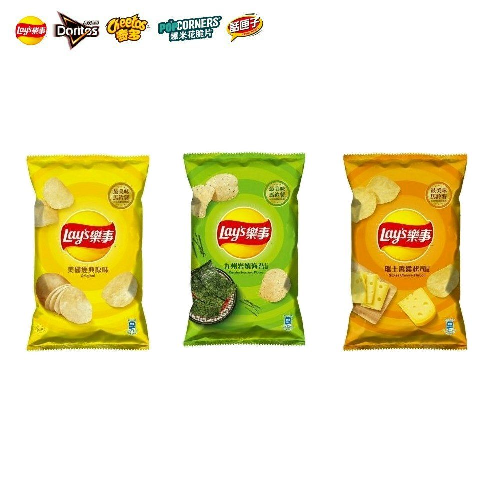 Lay's 樂事 洋芋片〔85g系列:原味 海苔 起司 青檸 香煎干貝 日曬甘味湖鹽 〕