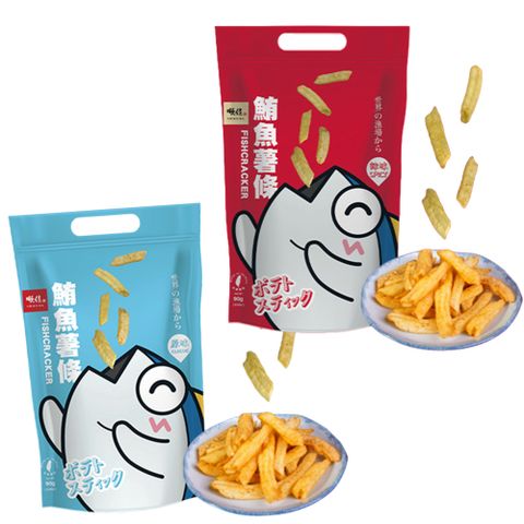 【順億】超人氣鮪魚薯條90g/包x6包  (任選原味/辣味 )
