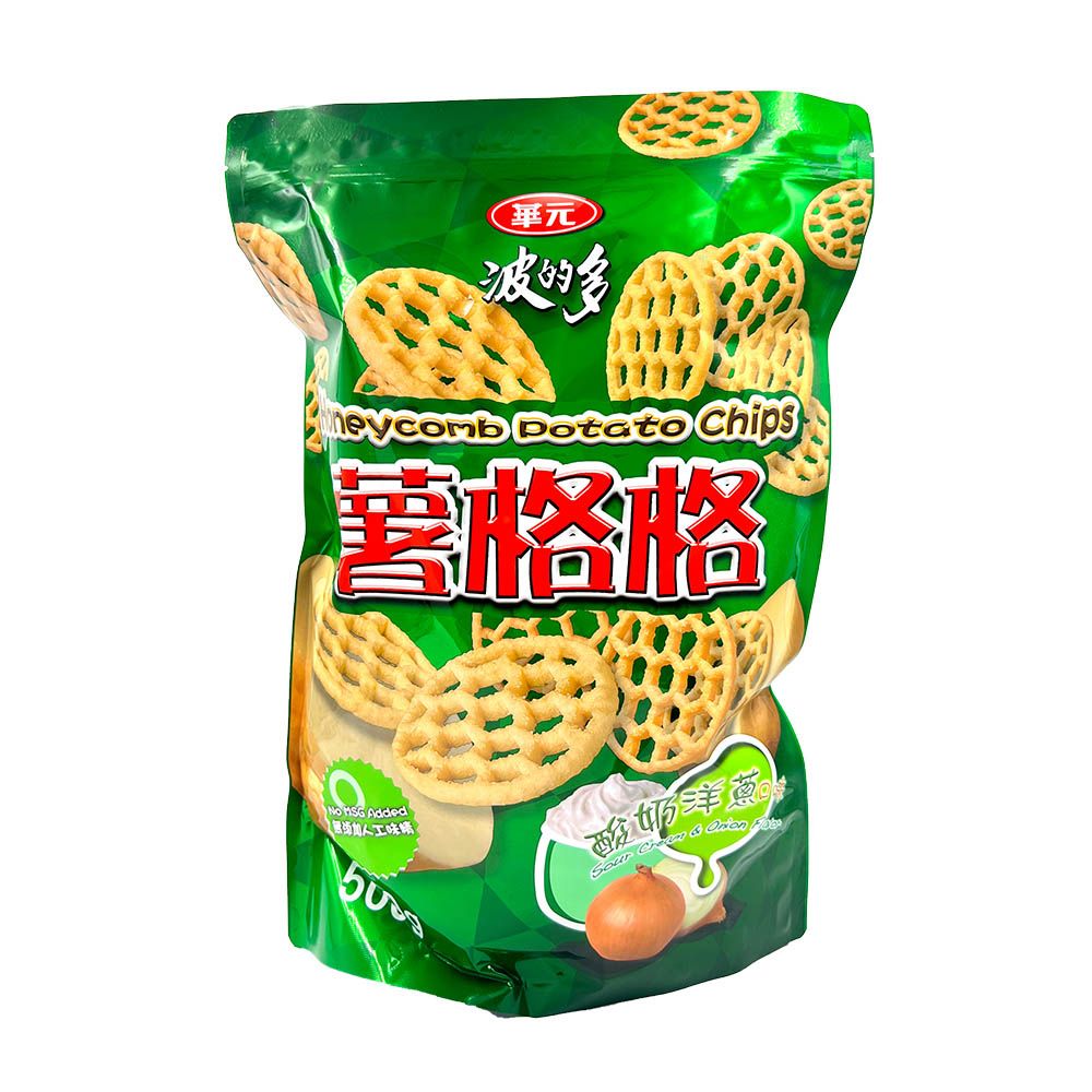 元波的多  Chips薯格格  Added無人工味精酸奶洋蔥