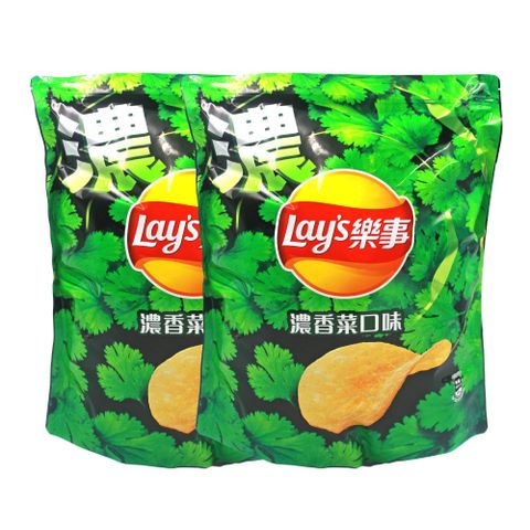 【Lay’s 樂事】濃香菜風味洋芋片x2入(580公克)