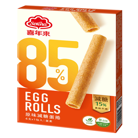 喜年來 85%原味減糖蛋捲隨手包(64gx12包)