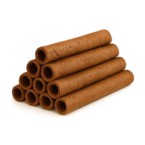 順便幸福 可可蛋捲15支x2袋(餅乾 零食 甜點)