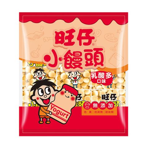【旺旺】旺仔小饅頭-乳酸多口味 320g