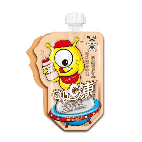 【旺旺】吸C凍可吸果凍(乳酸多風味)-90gX6包/盒