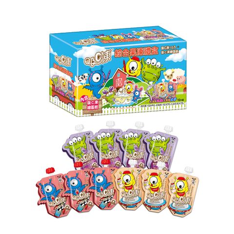 【旺旺】吸C凍-綜合果凍禮盒-900g