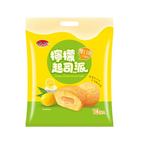 【旺旺】野川檸檬起司口味派(蛋糕)190g