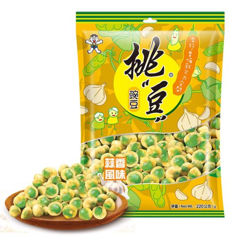 【旺旺】挑豆-豌豆(蒜香風味) 220G