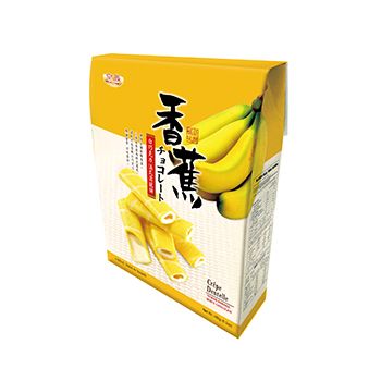 【皇 族】手提法式薄脆餅 香蕉牛奶 (180公克/盒)