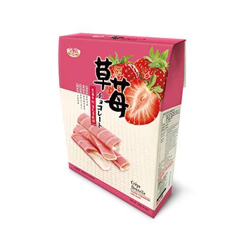 【皇 族】手提法式薄脆餅 草莓口味 (180公克/盒)