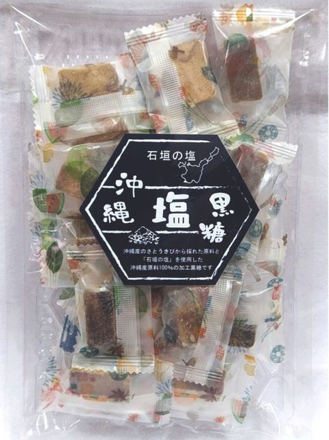 日本 SANTA 鹽味黑糖  100g   冬季暖心特價中~~