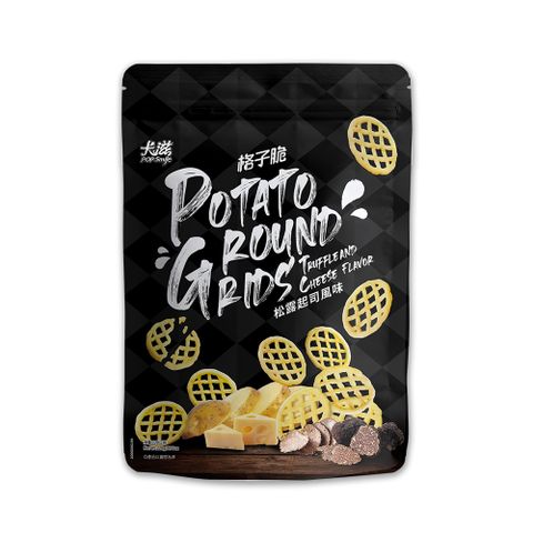 卡滋-格子脆松露起司風味(量販包)220公克