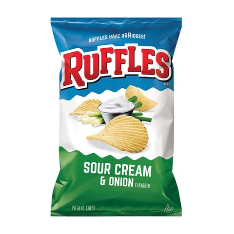 【美國Ruffles波樂】厚切洋芋片-洋蔥(184.2g)