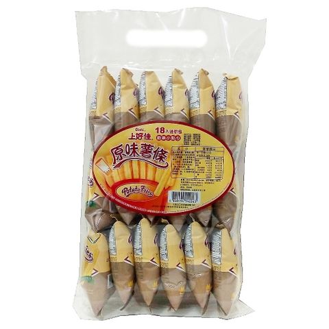 上好佳 原味薯條90g (18小包) x3包