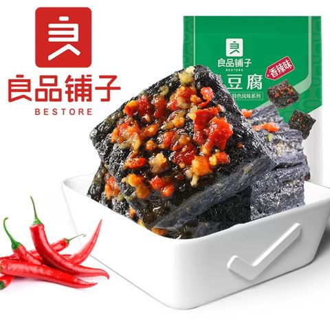 【良品鋪子】香辣味臭豆腐 即食臭豆腐 麻辣小吃 香辣味 豆腐乾 零食伴手禮 - 120g