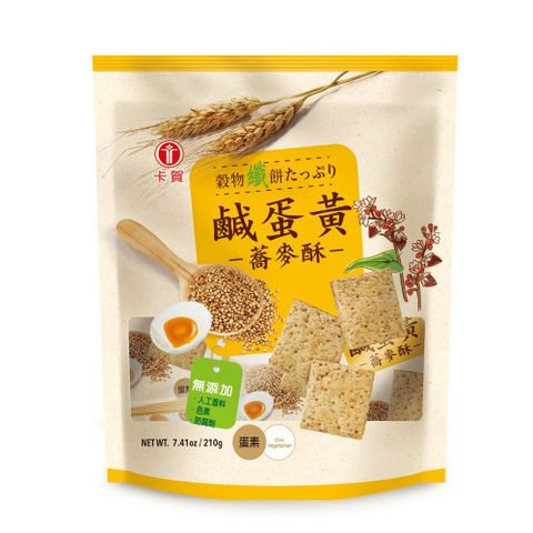 卡賀 鹹蛋黃蕎麥酥210g