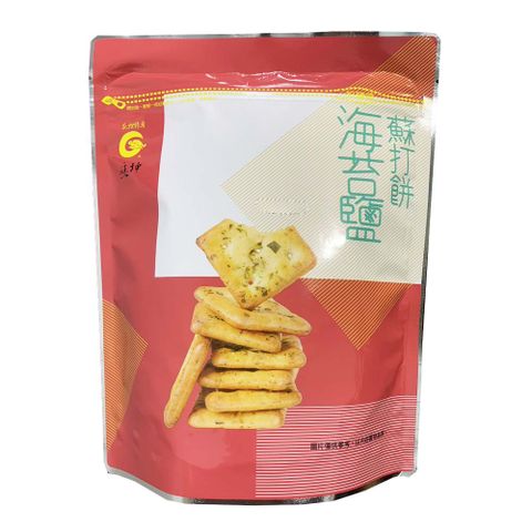 垂坤 海苔鹽蘇打餅乾-奶素(150g)