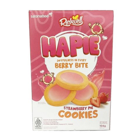 哈派 草莓風味餡餅 104g