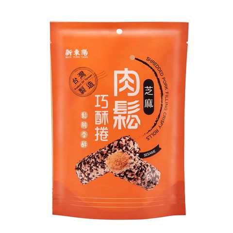 【新東陽】肉鬆巧酥捲-芝麻130g