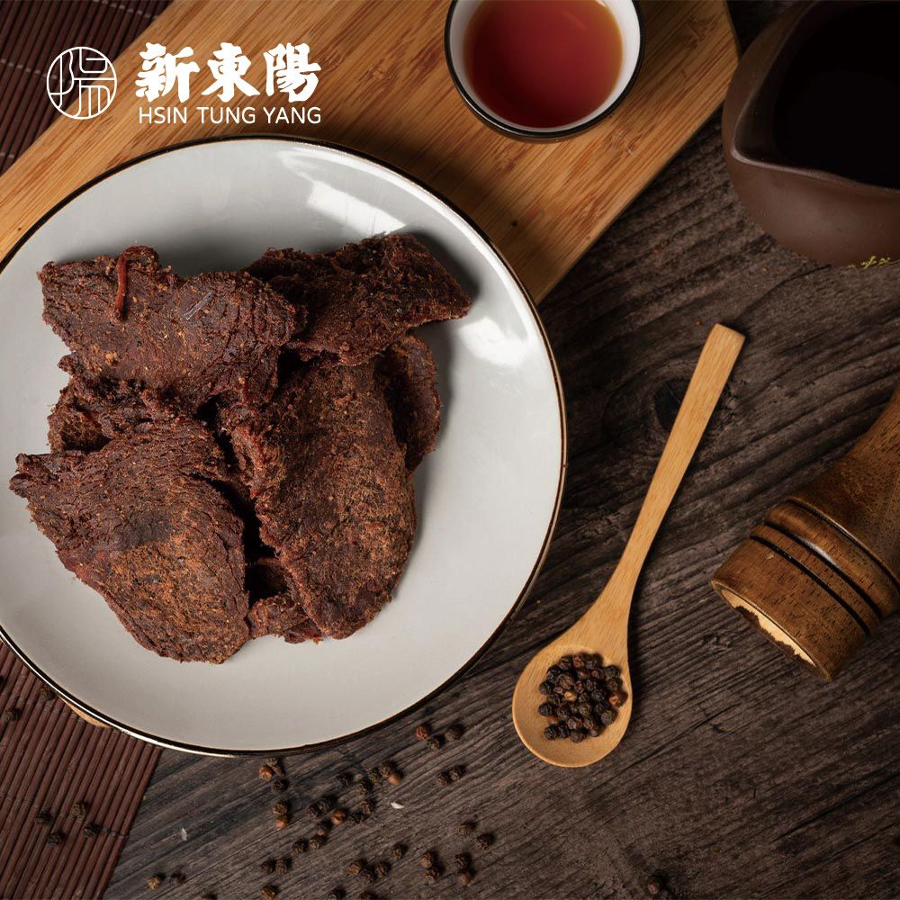 新東陽 黑胡椒牛肉乾210g