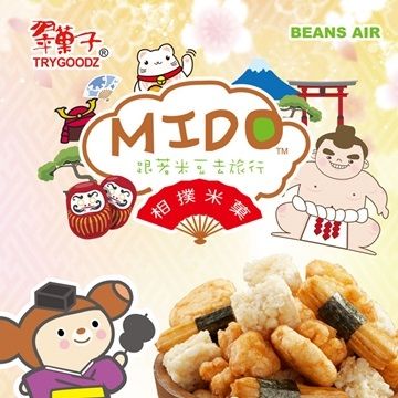 翠菓子【MIDO】相撲米菓 (15gx25包) 豆之家 翠果子 航空米果