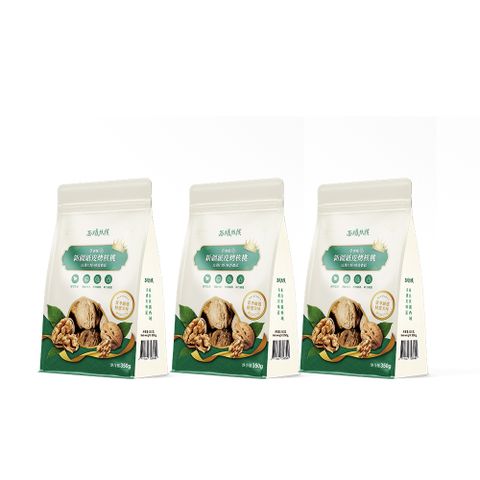 【西域紙核】草本味185紙皮核桃350g x3包 (嚴選西域果園核桃)