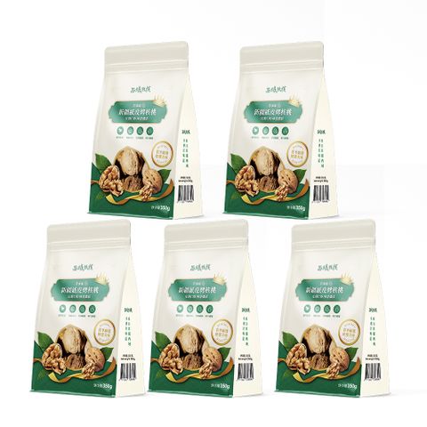 【西域紙核】草本味185紙皮核桃350g x5包 (嚴選西域果園核桃)