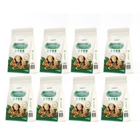【西域紙核】草本味185紙皮核桃350g x8包 (嚴選西域果園核桃)