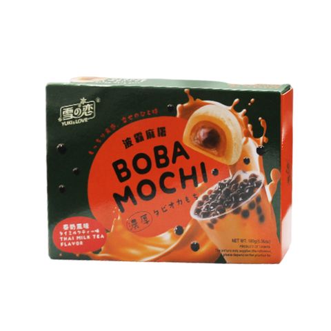 【雪之戀】波霸麻糬(泰式奶茶風味) 180g/盒