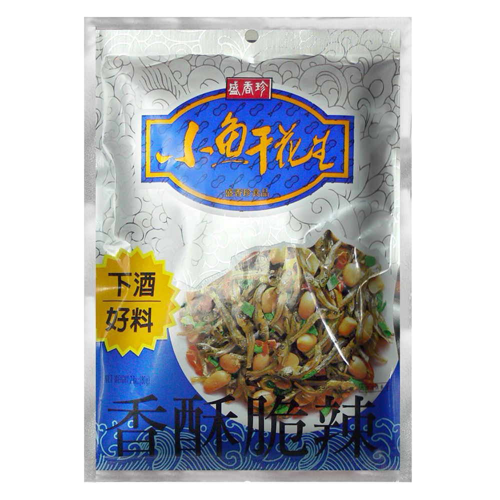 盛香珍 小魚干花生80g/包