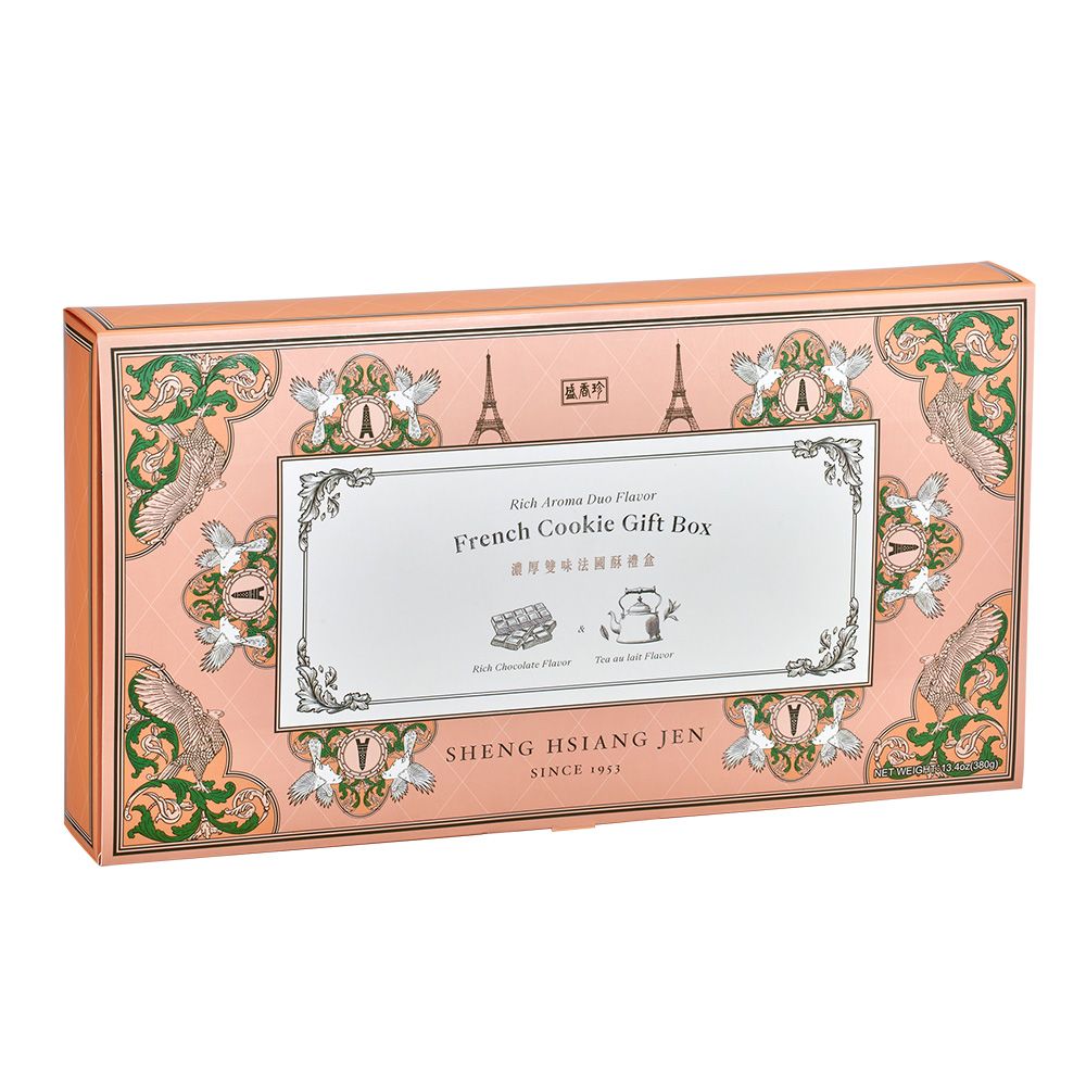 盛香珍 濃厚雙味法國酥禮盒380g/盒