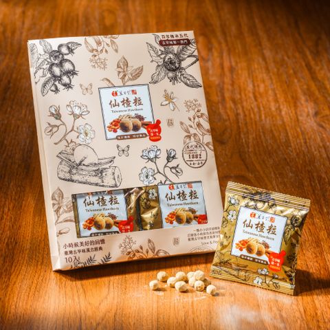 【益生堂】回甘仙楂粒隨身包(10g/包，10包/袋)