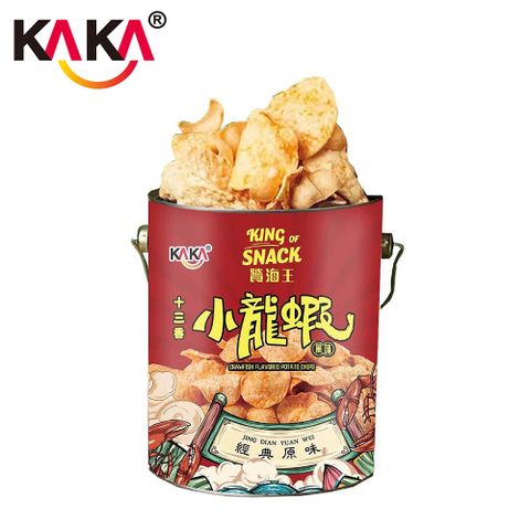 KAKA 饕海王 十三香小龍蝦 鐵桶 220g 經典原味