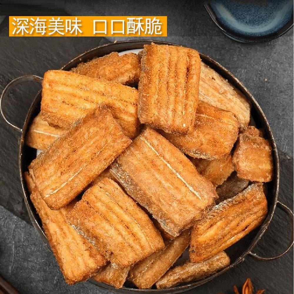  一袋美味 香酥白帶魚_200g x3包(健康原味 低卡零食 高鈣 高蛋白)