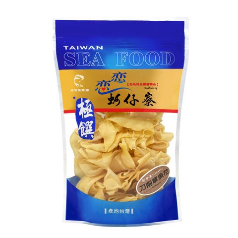 【戀戀蚵仔寮】刀削章魚花 (100g/包)-2入組
