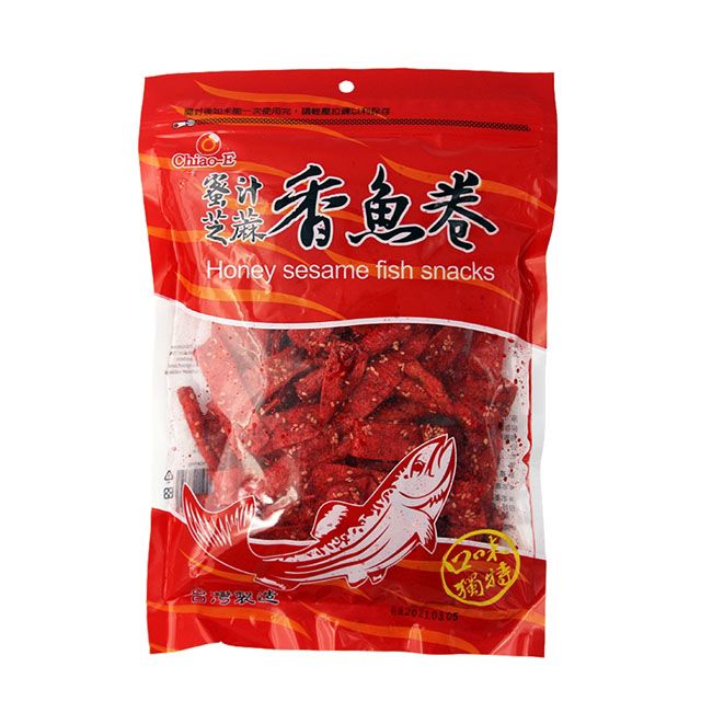 巧益 蜜汁芝麻香魚捲190g