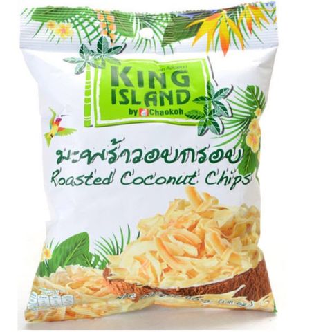 KING 泰國  ISLAND 天然椰子脆片40g