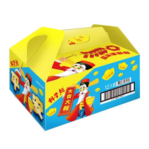 統一 科學麵原味(節令版)袋40g*12入