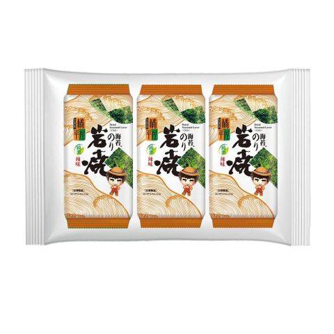 【橘平屋】岩燒海苔(辣味)4.2g*3包