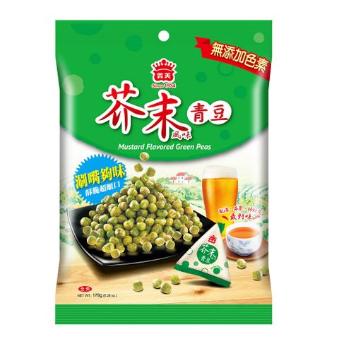 義美 芥末風味青豆178g