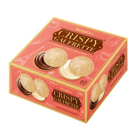 【Kenji健司】法式薄片夾心禮盒(630g/60入)