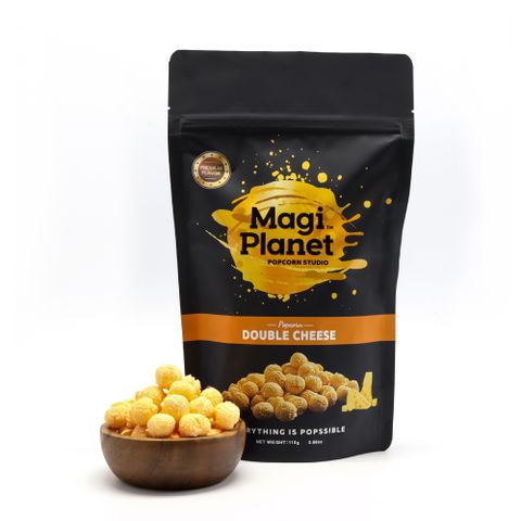 【星球工坊】台灣創意爆米花110gx1包 口味任選(玫瑰鹽焦糖/玉米濃湯/焦糖咖滋/特濃起司/原味鑽石)