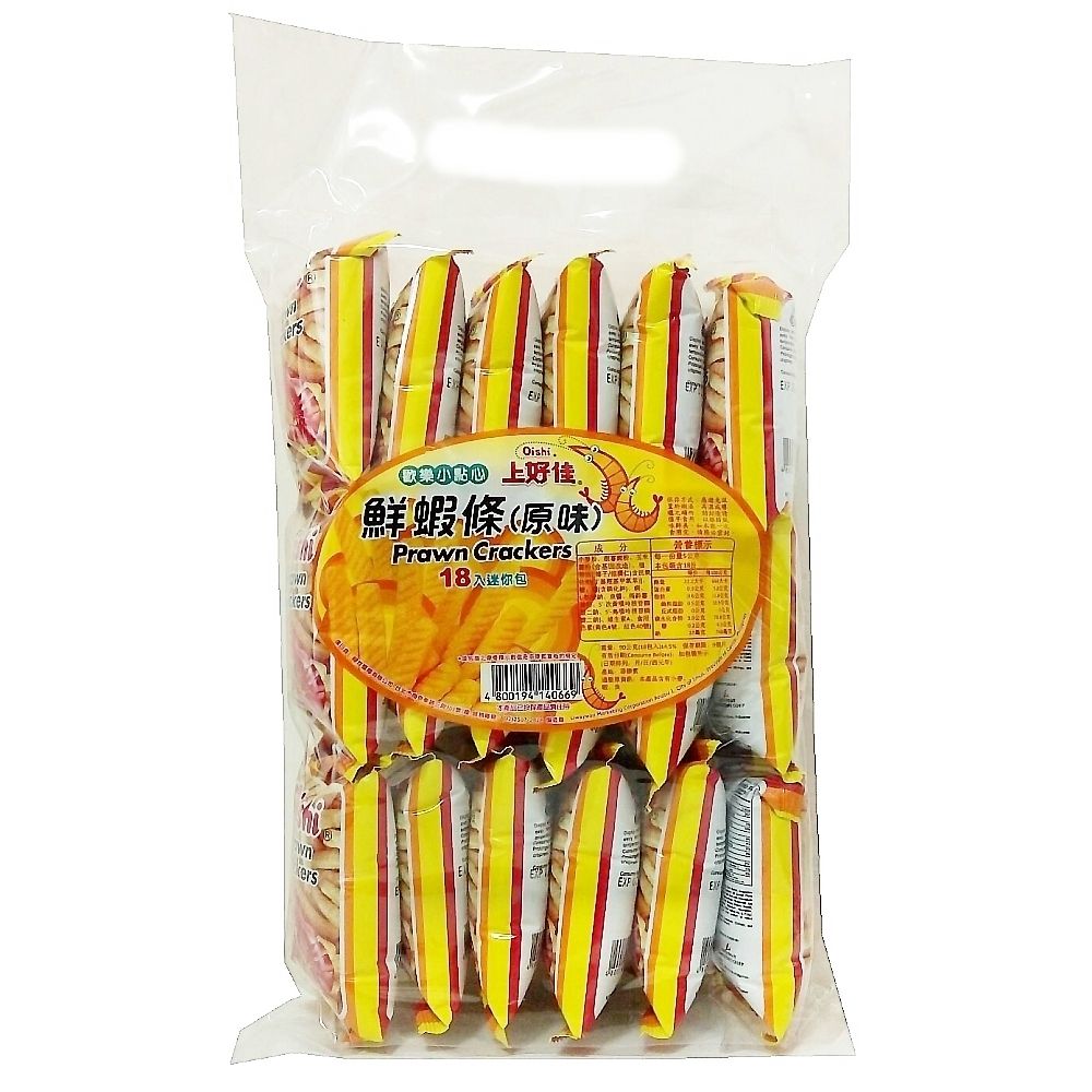 上好佳 原味鮮蝦條 90g (18小包)